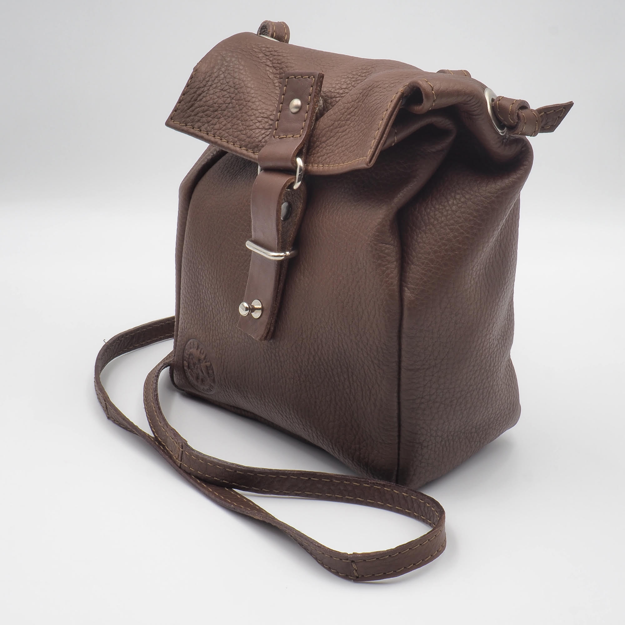 SUGAR MINI BAG chocolate brown leather
