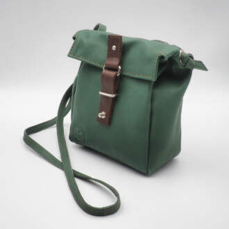 SUGAR MINI BAG agate green leather