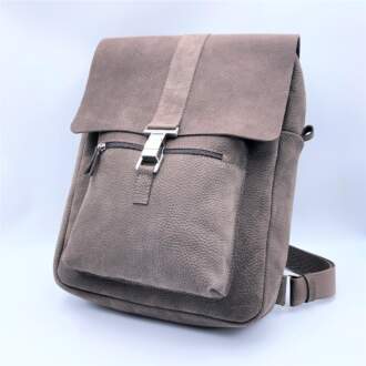 ISTIO BACKPACK καφέ nubuck