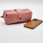 SISSI NECESSAIRE MINI BAG pale rose leather