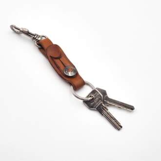 KEY RING with mystic eye tabac leather (Αντιγραφή)