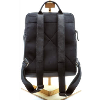 DAMIAN BACKPACK δέρμα μαύρο