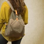 AERAS BACKPACK khaki canvas – leather