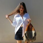AERAS BACKPACK tabac piqué canvas – leather