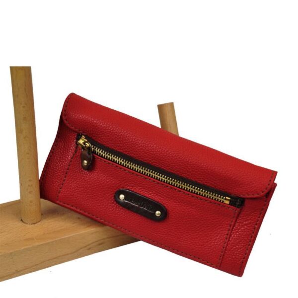 ARIS WALLET red leather