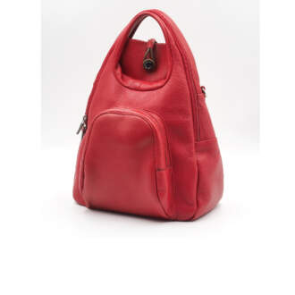AVGO BACKPACK red leather