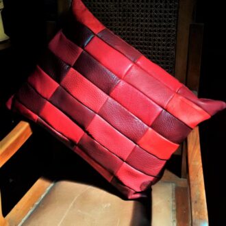 COUSSIN ΜΑΞΙΛΑΡΙ δέρμα κόκκινο