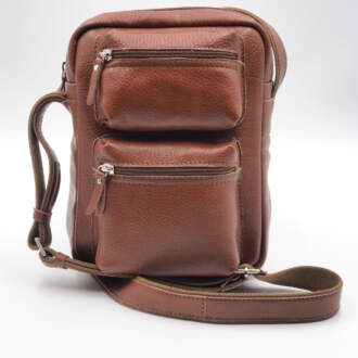 IASSONAS MESSENGER BAG δέρμα ταμπά