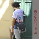 JAZZ MESSENGER BAG grey canvas – leather