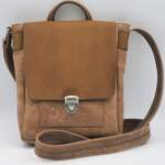 JAZZ MESSENGER light brown leather