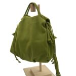 KATERINA BACKPACK δέρμα πράσινο