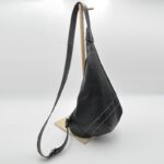 KORINA SLING BAG δέρμα μαύρο