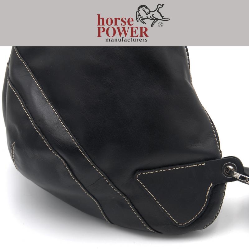 KORINA SLING BAG δέρμα μαύρο