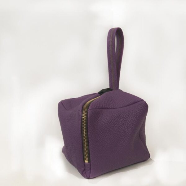 KYVOS MINI BAG purple leather