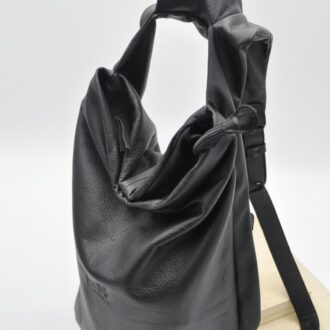 LAOURA BACKPACK δέρμα μαύρο