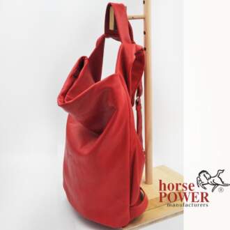 LAOURA BACKPACK red leather