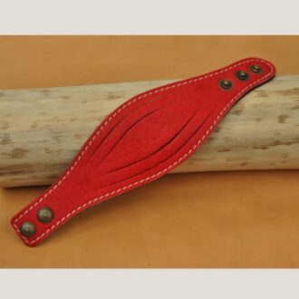 LELA BRACELET red leather (Αντιγραφή)