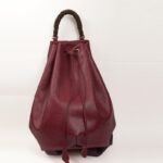 PELAGOS BACKPACK bordeaux waterproof canvas – leather