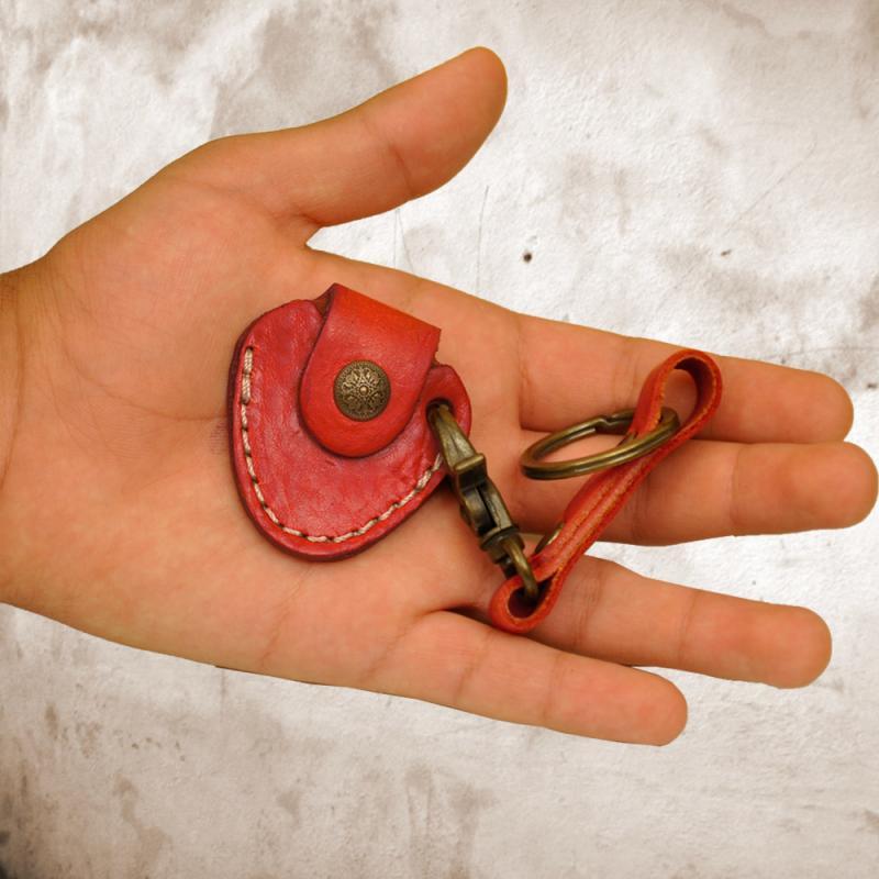 KEY RING naturale leather