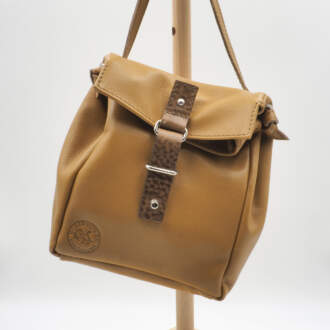 SUGAR MINI BAG tobacco brown leather