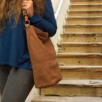 VANDA SHOULDER BAG tabac leather