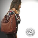 VERA SHOULDER BAG brown leather