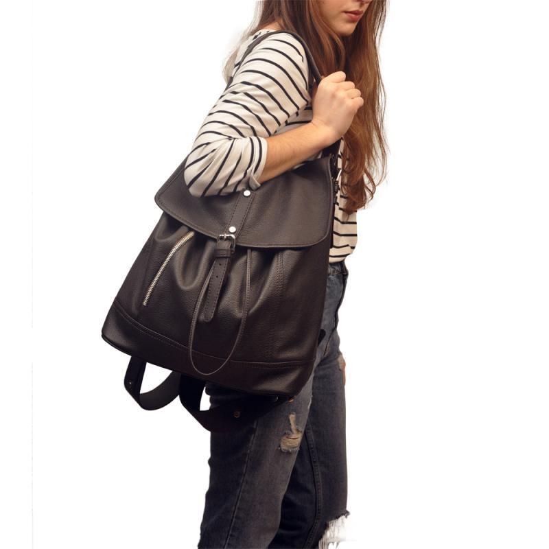 VESPA F BACKPACK brown leather