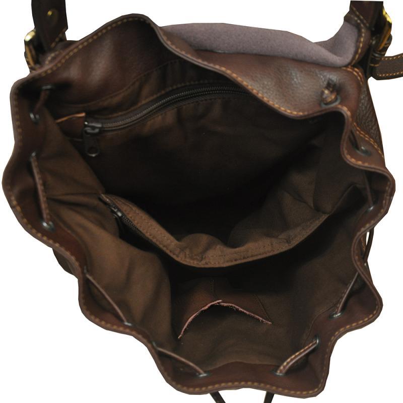 VESPA F BACKPACK brown leather