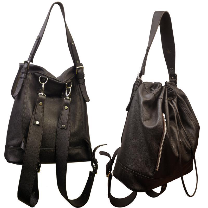VESPA F BACKPACK brown leather
