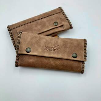 FUMO TOBACCO CASE brown vintage leather